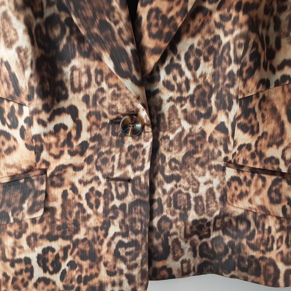 Louben Leopard Print Jacket | Made in Canada | 10 - Picture 4 of 10